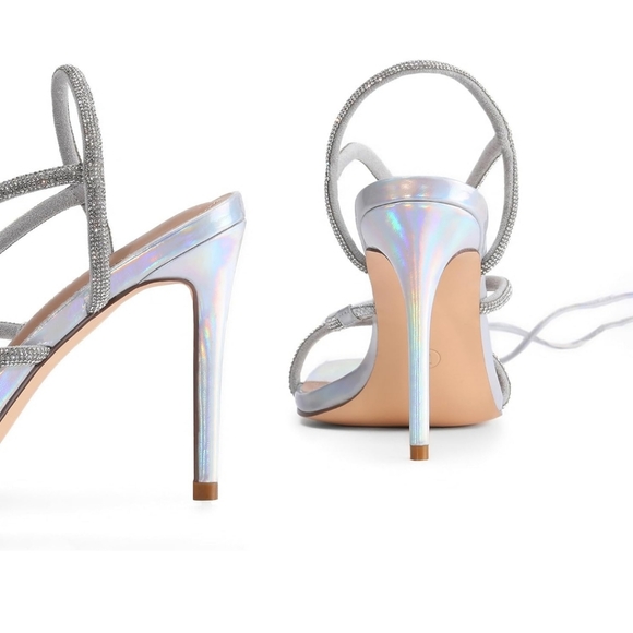 Embellished Strappy Sandals - Picture 3 of 7